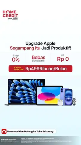 SEGAMPANG ITU KREDIT IPHONE 16 SERIES BUNGA 0% GRATIS 2 KALI CICILAN