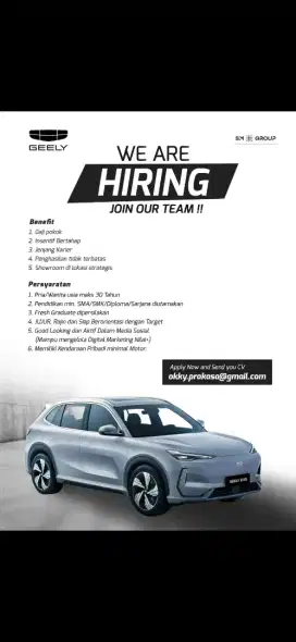 Sales Otomotif Brand Geely