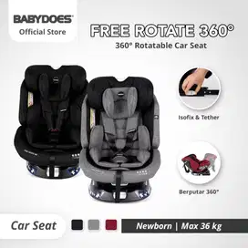 BABYDOES CAR SEAT CH8749 GREY 360”