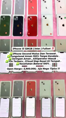 Iphone 13 128Gb All Operator (All Color)