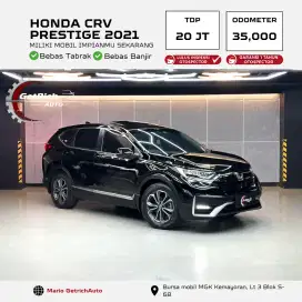Honda Crv Prestige 2021 Terawat Low KM