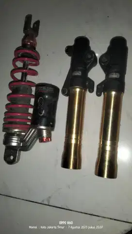 Shock breaker KTC belakang DBS depan