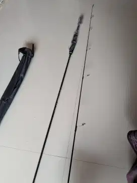 Joran UL Black Mamba Carbon solid 2-6 LB panjang 2.10m