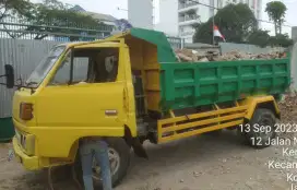 Jasa buang puing barang bekas sampah proyek