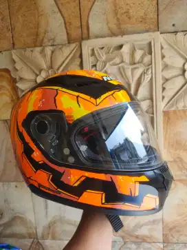 Nolan N605 Motif Limited Rinaldi Pumpkin (HELM SIMPANAN)