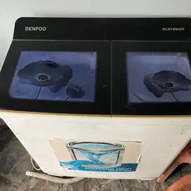 Mesin Cuci Denpoo DW1309 Platinum Twin Tube