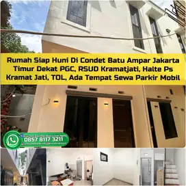 Rumah Siap Huni Di Condet Jakarta Dekat PGC RSUD Halte Kramat Jati TOL