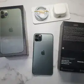 iPhone 11 Pro Max 256 Midnight Green eks intern original
