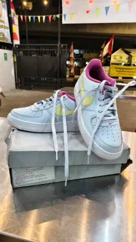 Nike air force 1 GS pink sepatu sneakers