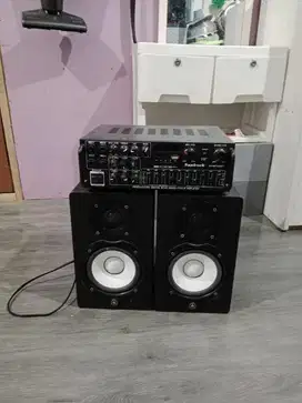 Jual yamaha hs5, soundbass bmb 8inch, ampli power
