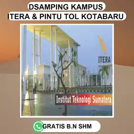 TANAH ITERA SAMPING GERBANG TOL COCOK UNTUK BUKA BISNIS ATAU USAHA