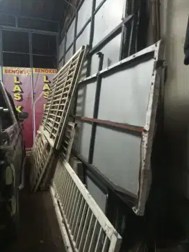 Jual Besi besi bekas kanopi, reklame dan pagar