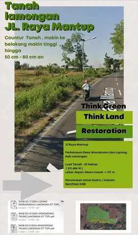 Jual Tanah Industri Raya Mantup Lokasi Bagus
