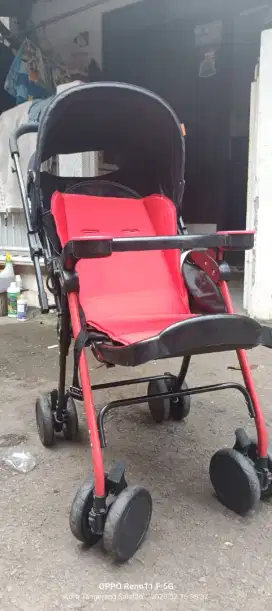 Stroller bayi bisa mode tidur/duduk