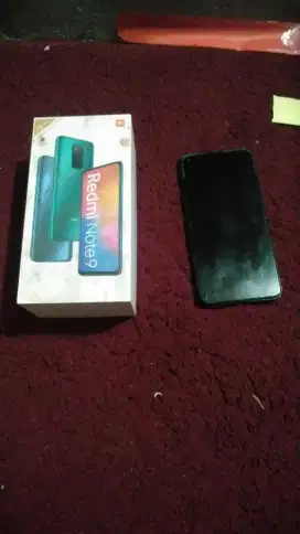 Xiaomi note 9 6/128 kondisi mati lcd