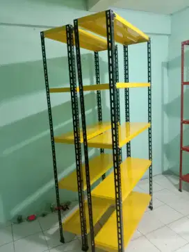 RAK BESI SIKU LUBANG SIAP KIRIM DAN COD