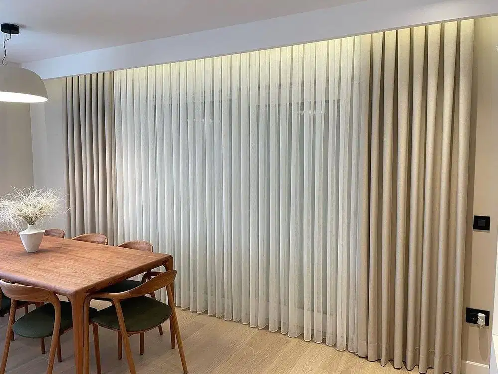 Jual & Pasang Gorden Vitrase Wallpaper Roller Blinds Korden Gordeng