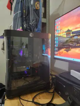PC GAMING FULLSET free keyboard, monitor, gaming mouse MINT CONDITION