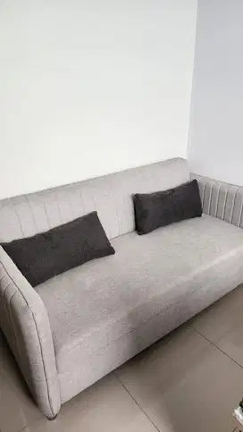 SOFA BED SLEEPER GREY NEW