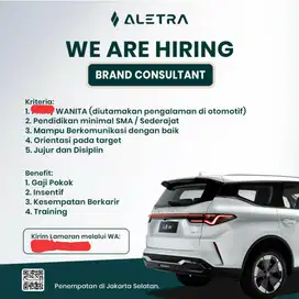 Di Butuhkan Sales Counter/ Sales Girls