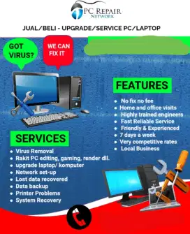 service komputer service laptop rakit pc service pc rakit komputer