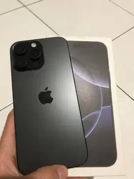 Iphone 16 Pro Max, Black Titanium, 256GB, IBOX, GARANSI ON, LIKE NEW