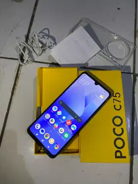Poco C75 NFC ram 8+8/256 lengkap mulus