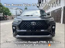 (TDP 40 JUTA!) Toyota New Avanza Veloz 1.5 Q CVT TSS Hitam 2021