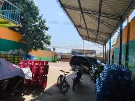 Dijual kavling / gudang komersial legok persis pinggir jalan raya