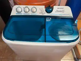 Jual murah ! Mesin cuci 2 tabung / mesin cuci sharp 9kg type ES T95CR