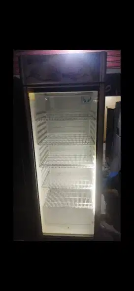 Jual bu kulkas pendingin minuman ukuran 5 rak jumbo merk SANSIO