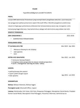 Mencari pekerjaan