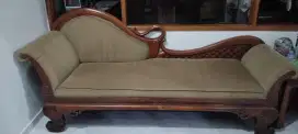 Jual sofa rangka jati panjang 220cm lebar 64cm