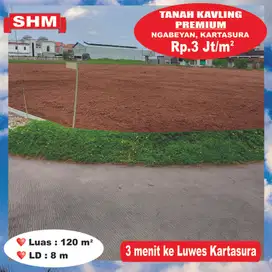 Tanah Premium, terdekat ke Toll Solo 2 mnit, Asri + Strategis