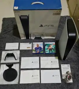 PS5 Disk Version + FC25 + 2 Kaset (Mulus)