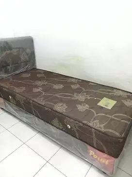JUAL KASUR SPRING BED BEKAS SINGLE KONDISI MASIH BAGUS 80%