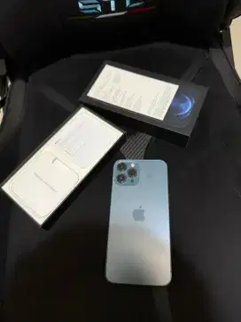Iphone 12 Pro Max 256GB Blue Resmi Ibox Mulus