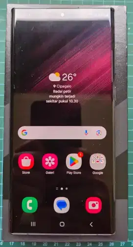 Samsung Galaxy S22 Ultra 12/256Gb Black Ex Resmi Sein Mulus