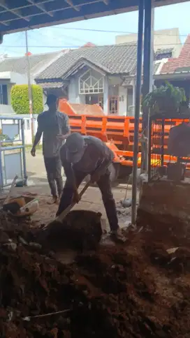 Jasa buang sampah proyek tanah & jual urugan