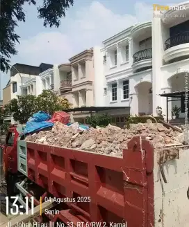 Jasa buang puing bangunan dan jual urugan
