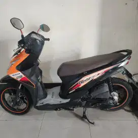 Beat f1 2012 injeksi orange hitam gbm