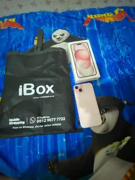 Iphone 15+ 128 GB PINK  IBOX ( Belum Pernah Dipakai)