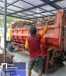 Jasa buang puing barang bekas jual urugan puing murah