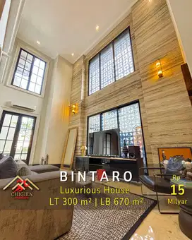 DIJUAL RUMAH DESIGN MODERN CLASSIC DI VETERAN BINTARO