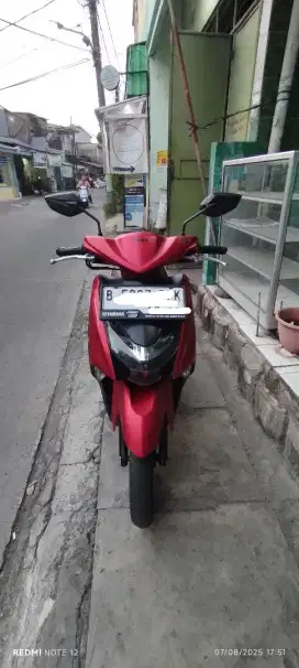 Yamaha mio gear 2023 merah doff