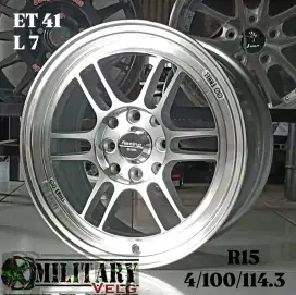 Enkei RPF1 FACE2 R15 Silver Machine Face Lips