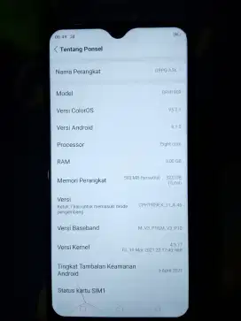 Di jual BU cepat hp Oppo A5s, ram 3/32, mulus,lokasi jakpus