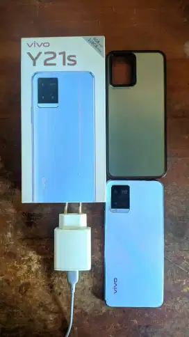 Jual cepat HP Vivo Y21s Ram 4+1/128 Fullset Semua Ori Siap pakai