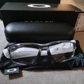 oakley crosslink zero grey shadow (abu2 transparan) ori optik seis