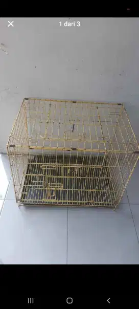 Dijual kandang kucing bekas ukuran 60×51×42